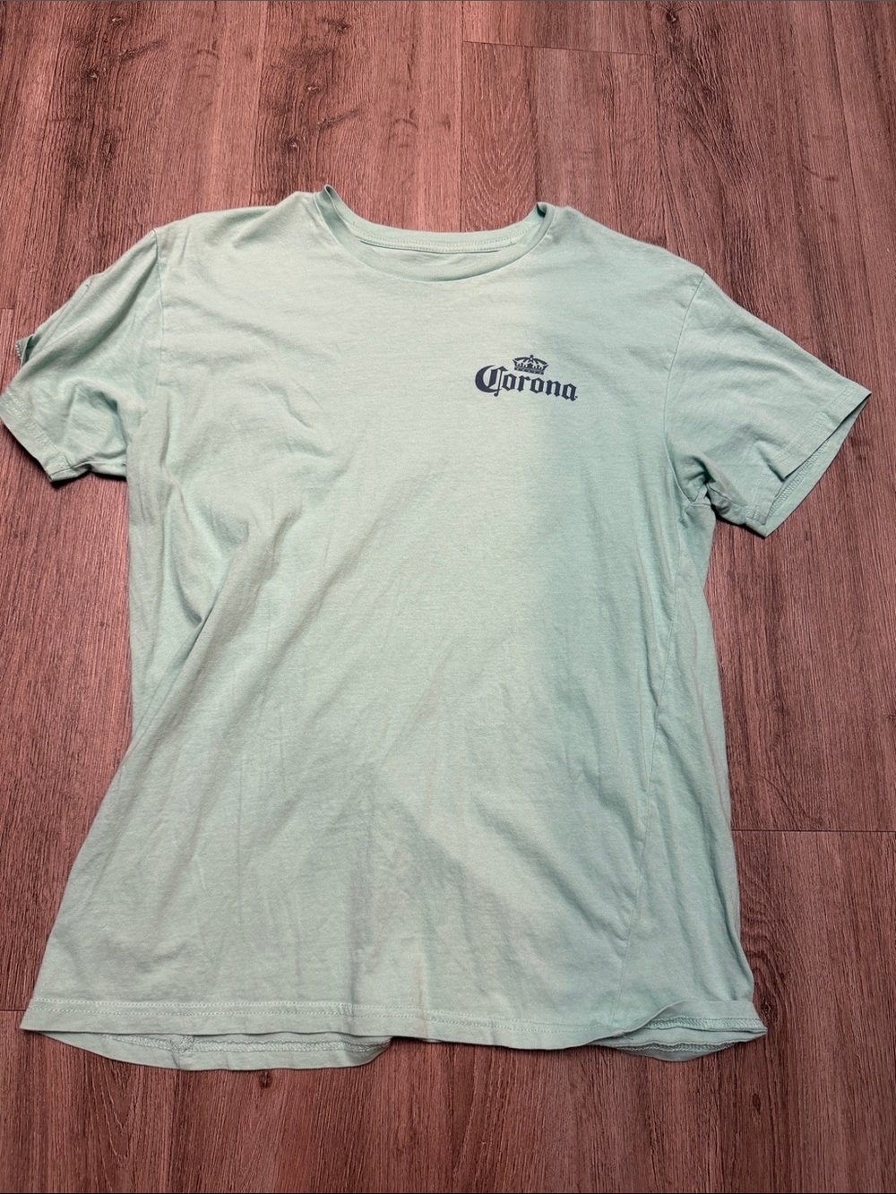Corona Men's Light Mint Short Sleeve Logo Tee